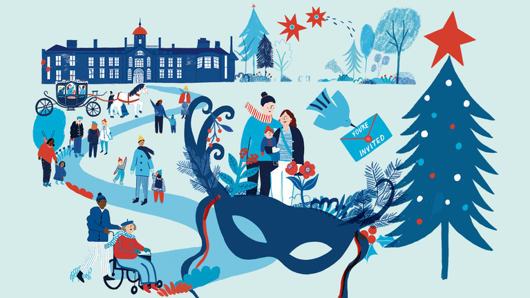 Polesden Lacey, A Christmas Masquerade illustration